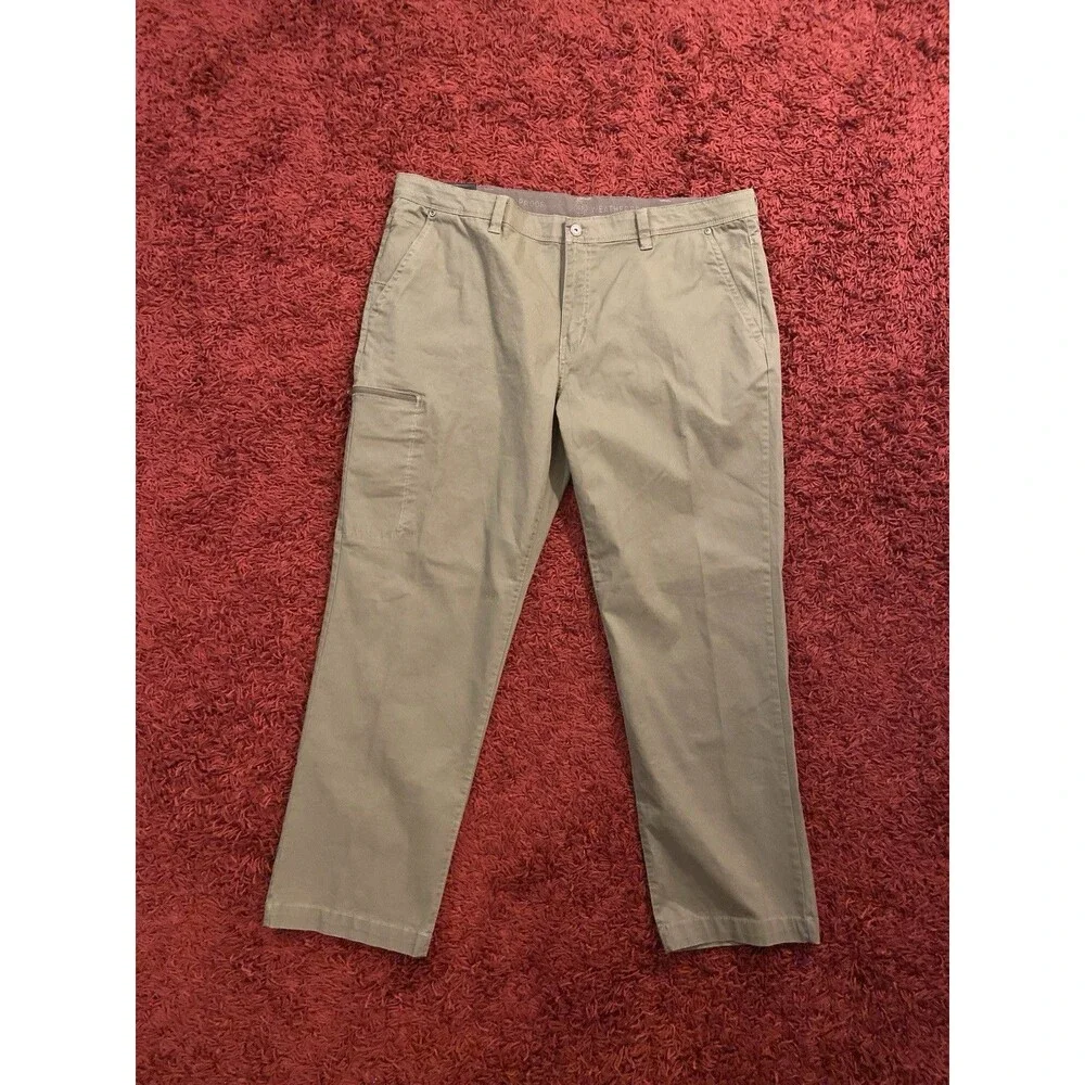 Weather Proof Dakota Utility Pants Men’s 40X30 Green Work Casual Stretch Trouser